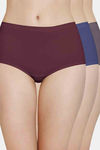 Amante Solid Low Rise Three-Fourth Coverage Hipster Panty (Pack of 3 ) - Assorted — thumbnail 1